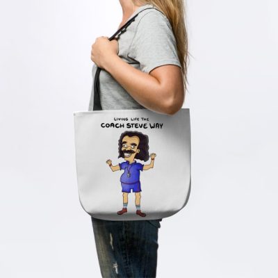 Living Life The Coach Steve Way Tote Official Big Mouth Merch