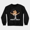 Big Mouth Party Wolf Crewneck Sweatshirt Official Big Mouth Merch