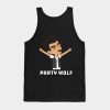 Big Mouth Party Wolf Tank Top Official Big Mouth Merch