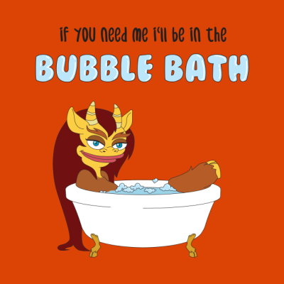 Bubble Bath Connie The Hormone Monstress T-Shirt Official Big Mouth Merch