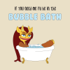 Bubble Bath Connie The Hormone Monstress Tapestry Official Big Mouth Merch