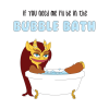 Bubble Bath Connie The Hormone Monstress Crewneck Sweatshirt Official Big Mouth Merch