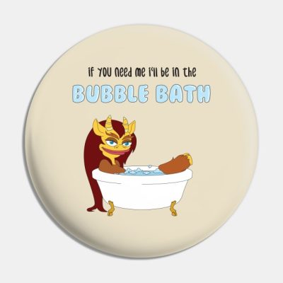 Bubble Bath Connie The Hormone Monstress Pin Official Big Mouth Merch