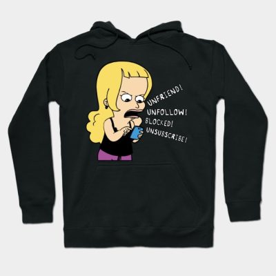 Unfriend Unfollow Blocked Unsubscribe Hoodie Official Big Mouth Merch