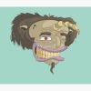 Big Mouth Rick Hormone Monster Detailed Portrait Tapestry Official Big Mouth Merch