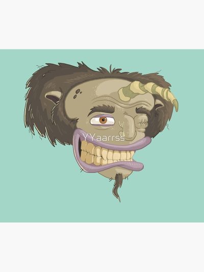 Big Mouth Rick Hormone Monster Detailed Portrait Tapestry Official Big Mouth Merch