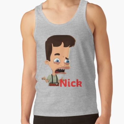 Big Mouth Nick (Fan Art) Tank Top Official Big Mouth Merch