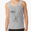 Andrew Glouberman & Nick Birch From Big Mouth Netflix Show Lineart Tank Top Official Big Mouth Merch