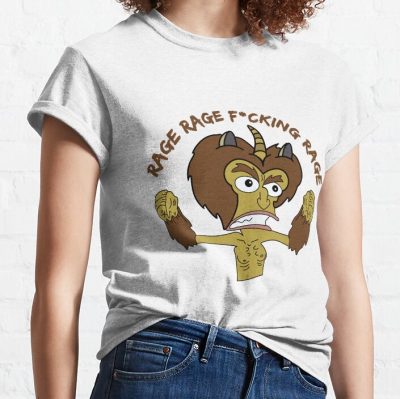 Rage Rage Fucking Rage T-Shirt Official Big Mouth Merch