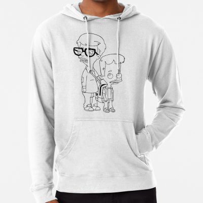 Andrew Glouberman & Nick Birch From Big Mouth Netflix Show Lineart Hoodie Official Big Mouth Merch