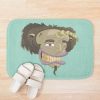 Big Mouth Rick Hormone Monster Detailed Portrait Bath Mat Official Big Mouth Merch