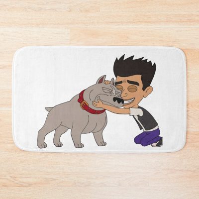 Big Mouth Happy Jay Bilzerian & Featuring Ludacris Pitbull Bath Mat Official Big Mouth Merch