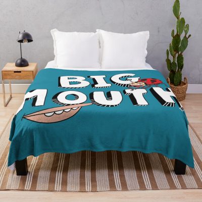 Big Mouth Throw Blanket Official Big Mouth Merch