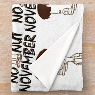 No Nut November Throw Blanket Official Big Mouth Merch