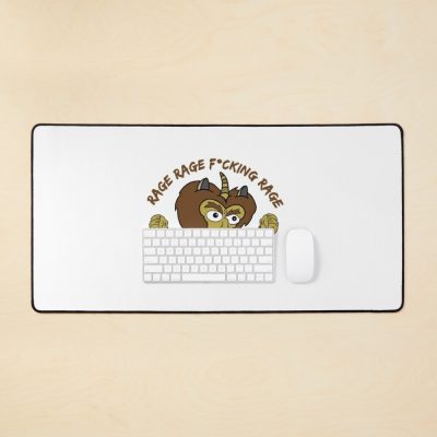 Rage Rage Fucking Rage Mouse Pad Official Big Mouth Merch