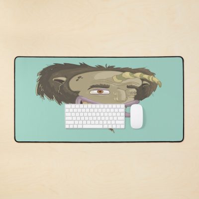 Big Mouth Rick Hormone Monster Detailed Portrait Mouse Pad Official Big Mouth Merch