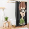 20203 Fan Art - Andrew Glouberman With Books - Big Mouth Shower Curtain Official Big Mouth Merch