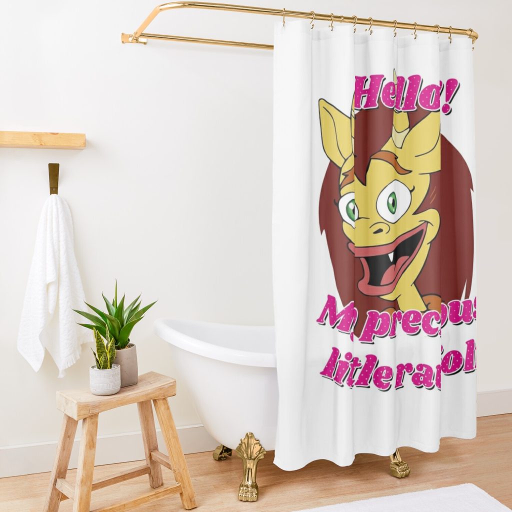 Connie - Hello My Precious Little Ravioli Shower Curtain Official Big Mouth Merch