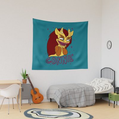 Connie The Hormone Monster - Netflix Big Mouth - Hand Drawn Fan Art Tapestry Official Big Mouth Merch