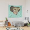 Big Mouth Rick Hormone Monster Detailed Portrait Tapestry Official Big Mouth Merch